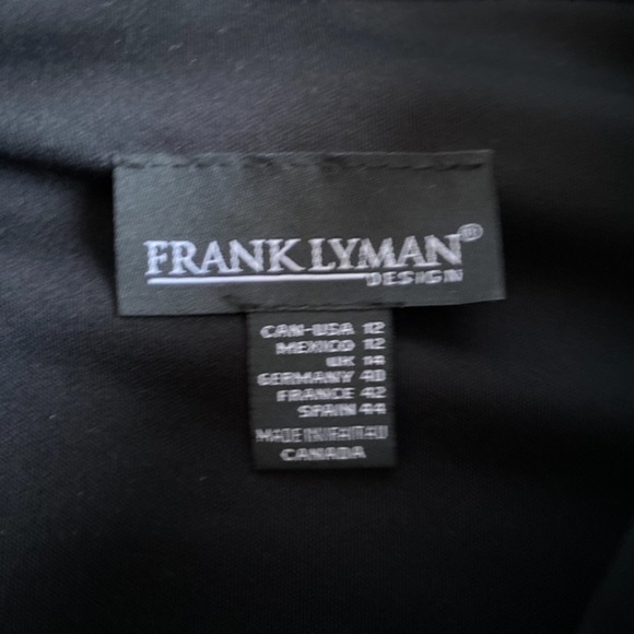 Frank Lyman zip-up sweater jacket animal print gold chains - Picture 5 of 7